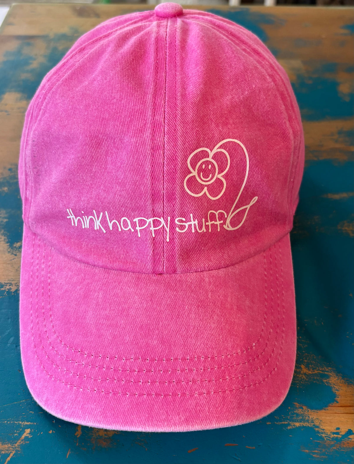 cap - stonedwashed - printed logo